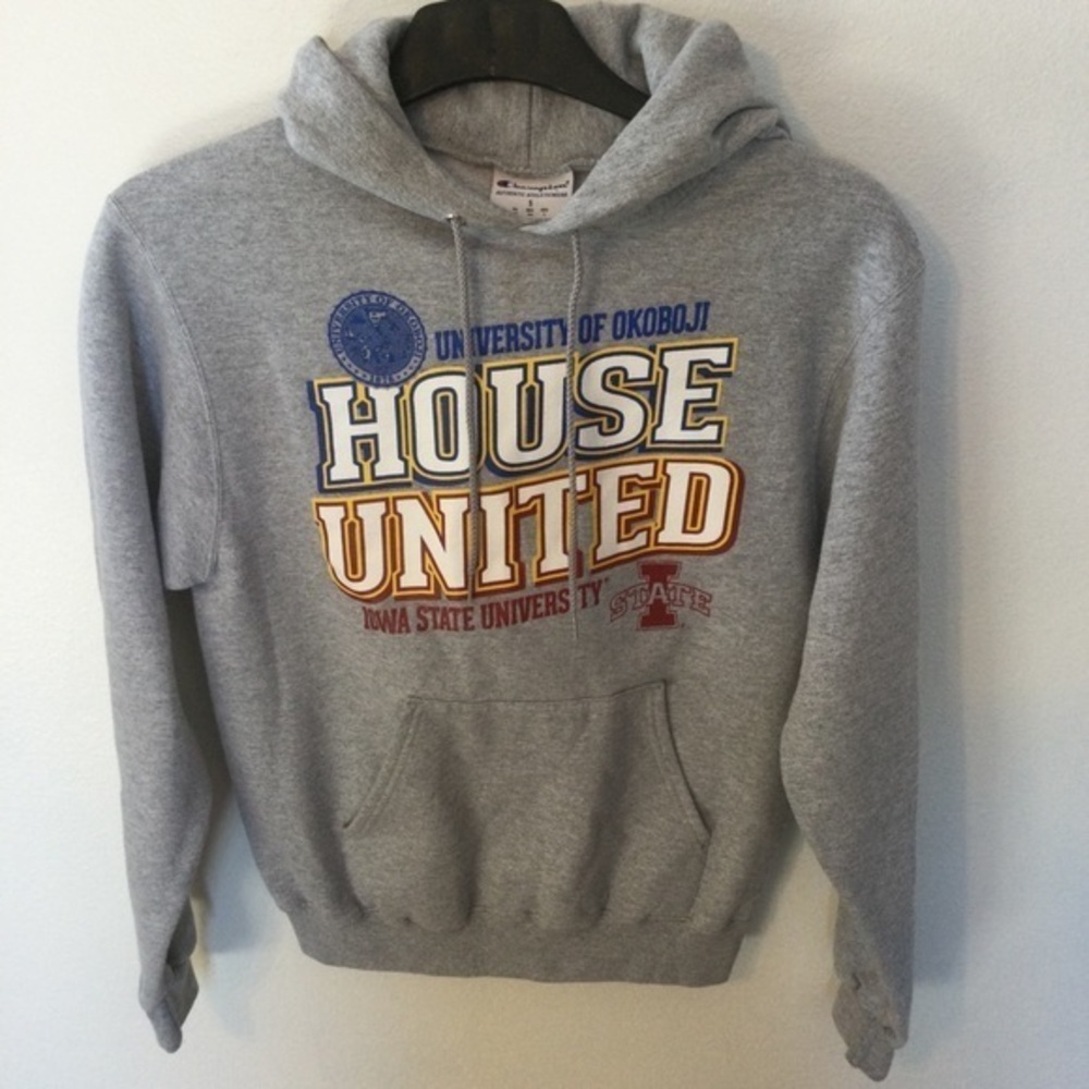 University Okoboji House United Iowa State University Hooded Sweatshirt Small